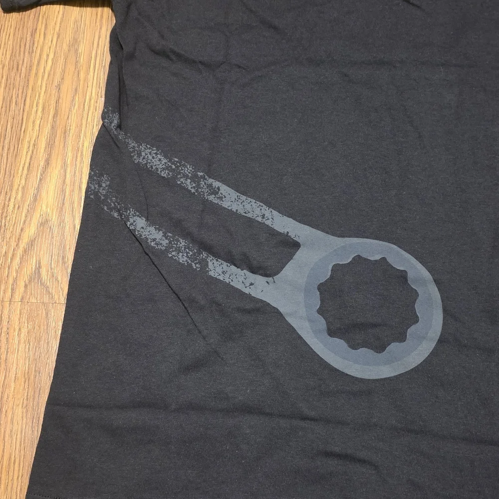 VTG Snap-On Tools Wrench Logo Tee Black Mens L Delta Magnum Weight Y2K 90s C44 - Picture 6 of 7
